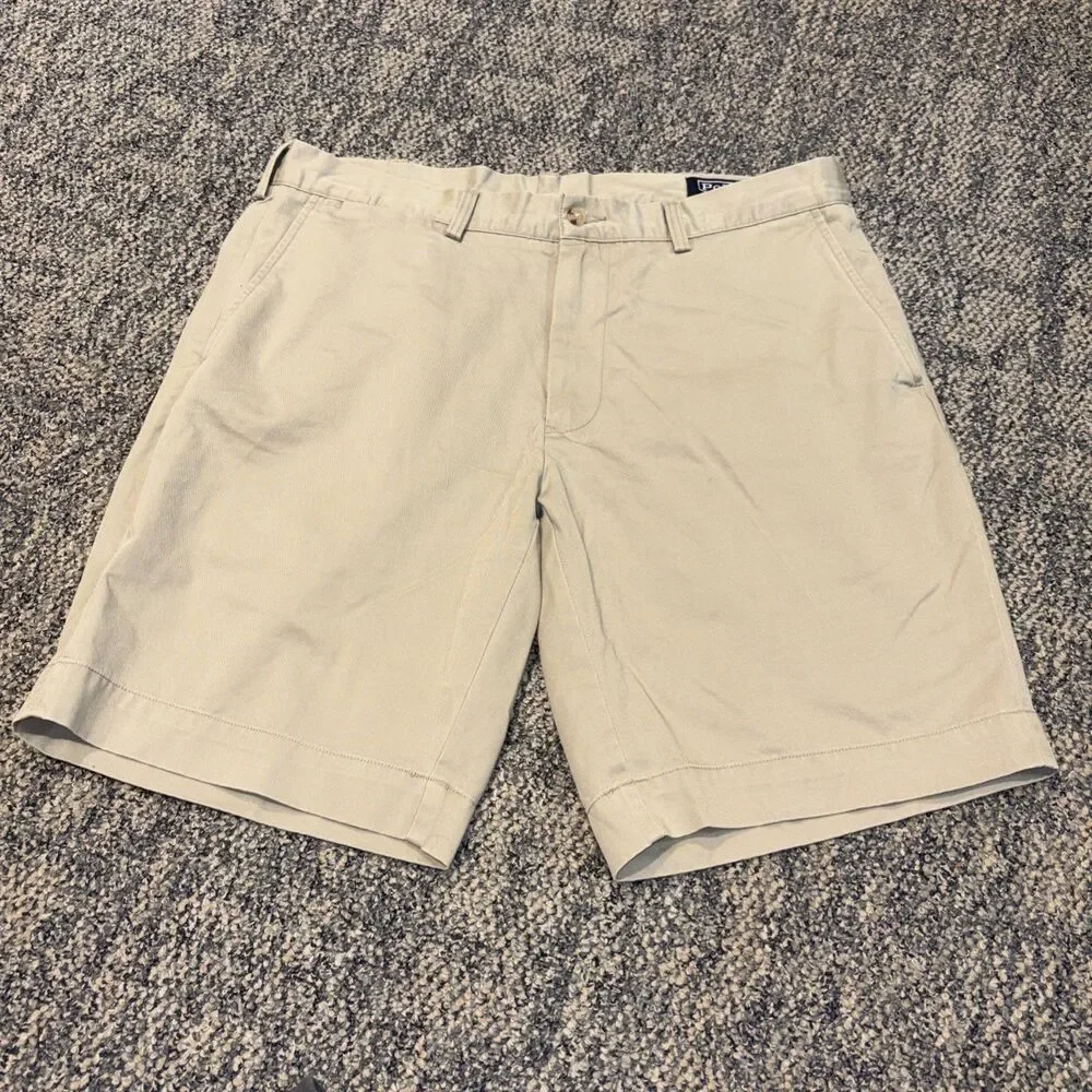 Polo Ralph Lauren Men's Shorts Size 35 Beige Classic Fit 9